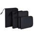 36/48/72 hole pen curtain black folding pencil case Color pencil pen insert Professional painting pencil bag student stationery